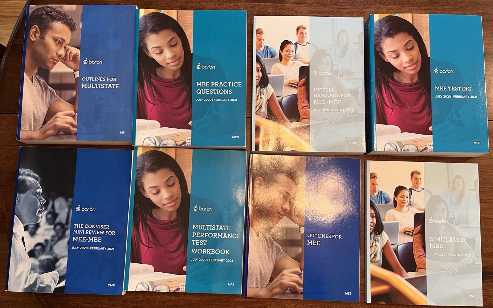 Barbri UBE 2020-2021 Bar Exam Full Set Workbooks & bonus Quick Reference Guides