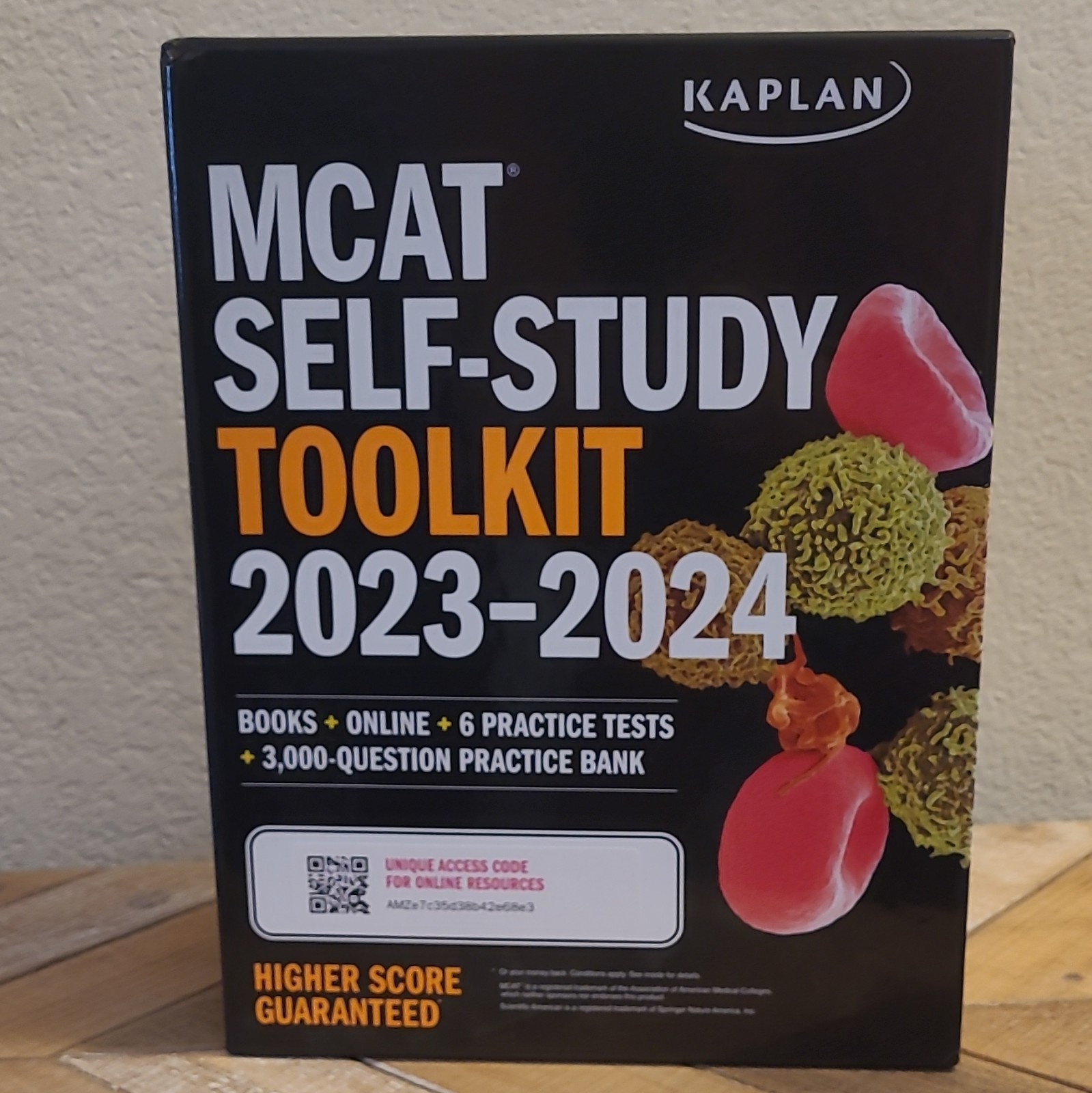Kaplan MCAT Self-Study Toolkit 2023-2024 Box Set + Quicksheets Online