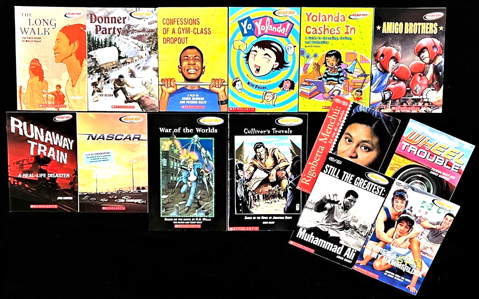 3rd – 5th – Read 180 NEXT Generation – Level 1 Reading Books (14 books)