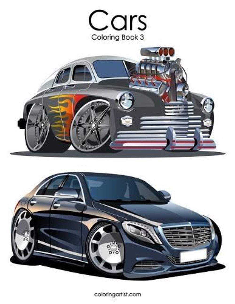 Cars Coloring Book 3 by Nick Snels (English) Paperback Book