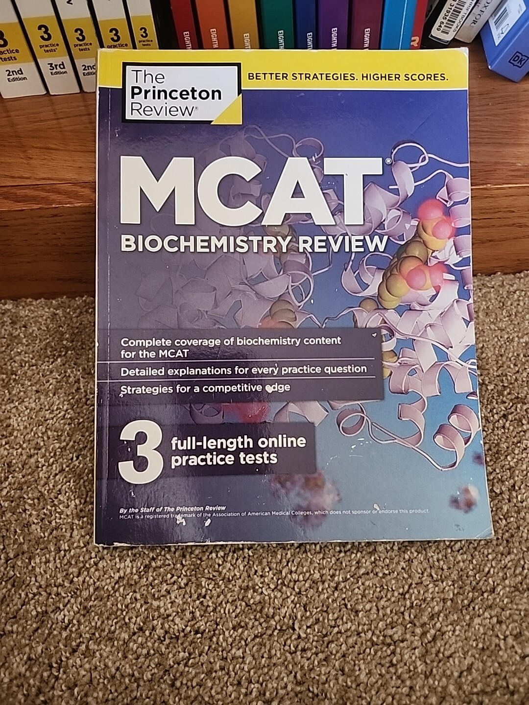 MCAT Biochemistry Review 3 Full-length Online Practice Tests Princeton Review