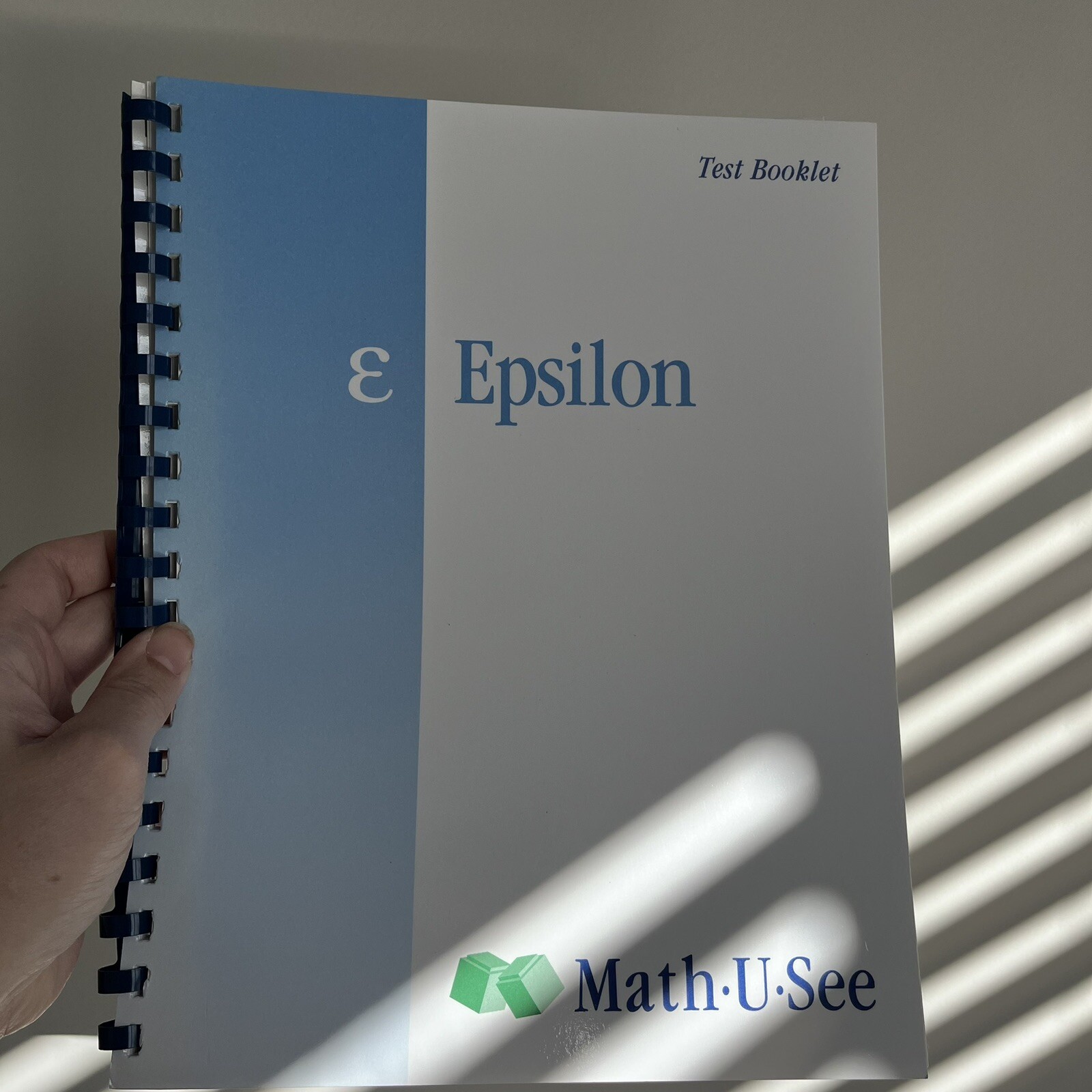 Math U See Epsilon Test Booklet, Fractions 2004 Demme
