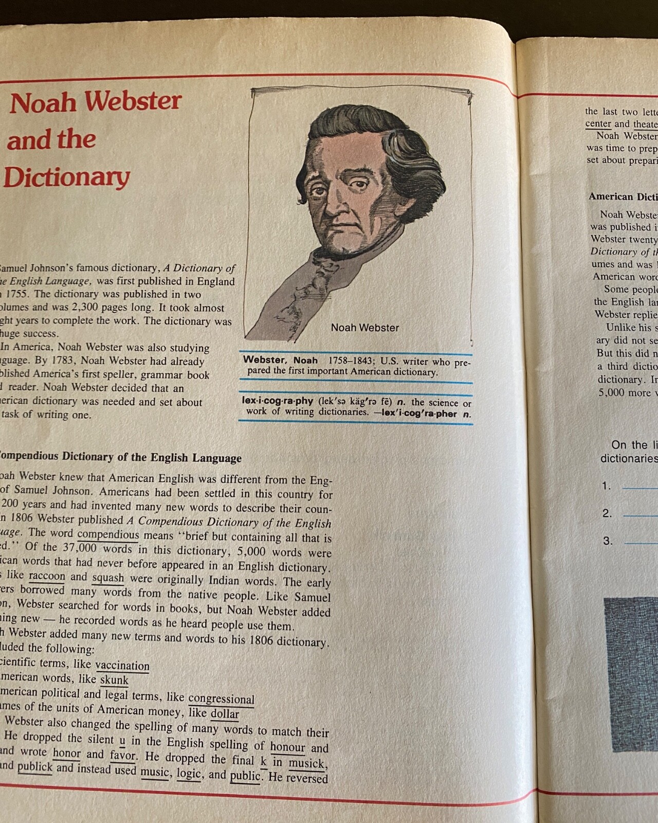 Vintage 1979 Exploring language with the Dictionary Level C workbook