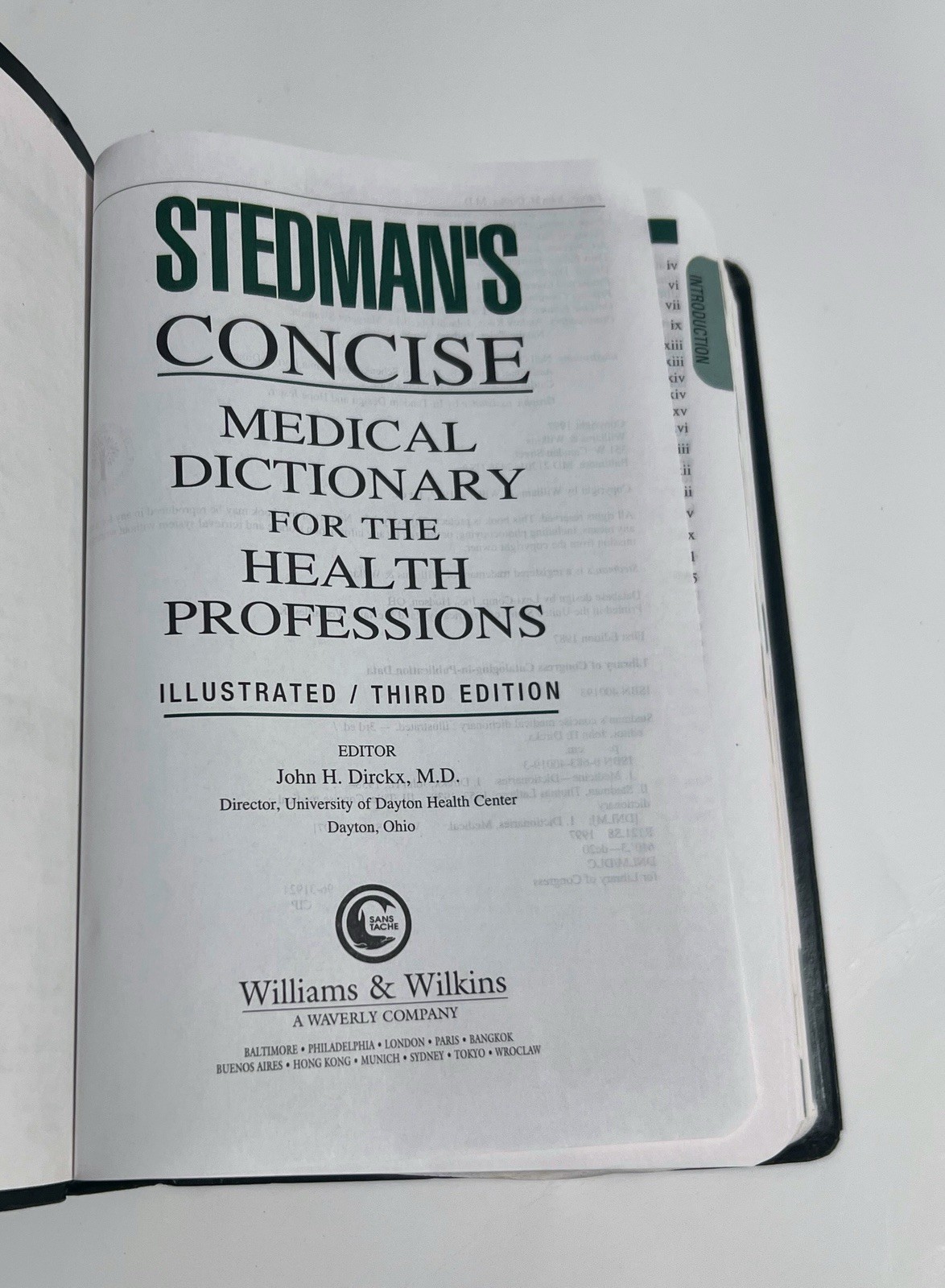 Stedman’s Concise Medical Dictionary 3rd Edition, Illustrated + CD-ROM BS1S3