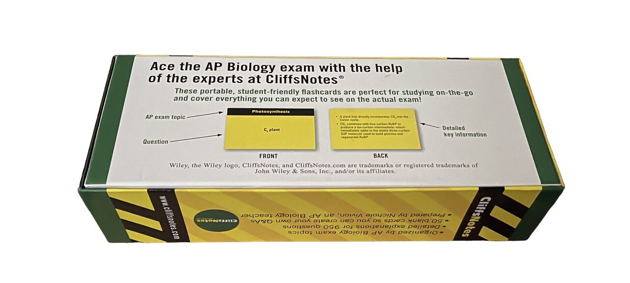 CliffsNotes AP Biology Flashcards
