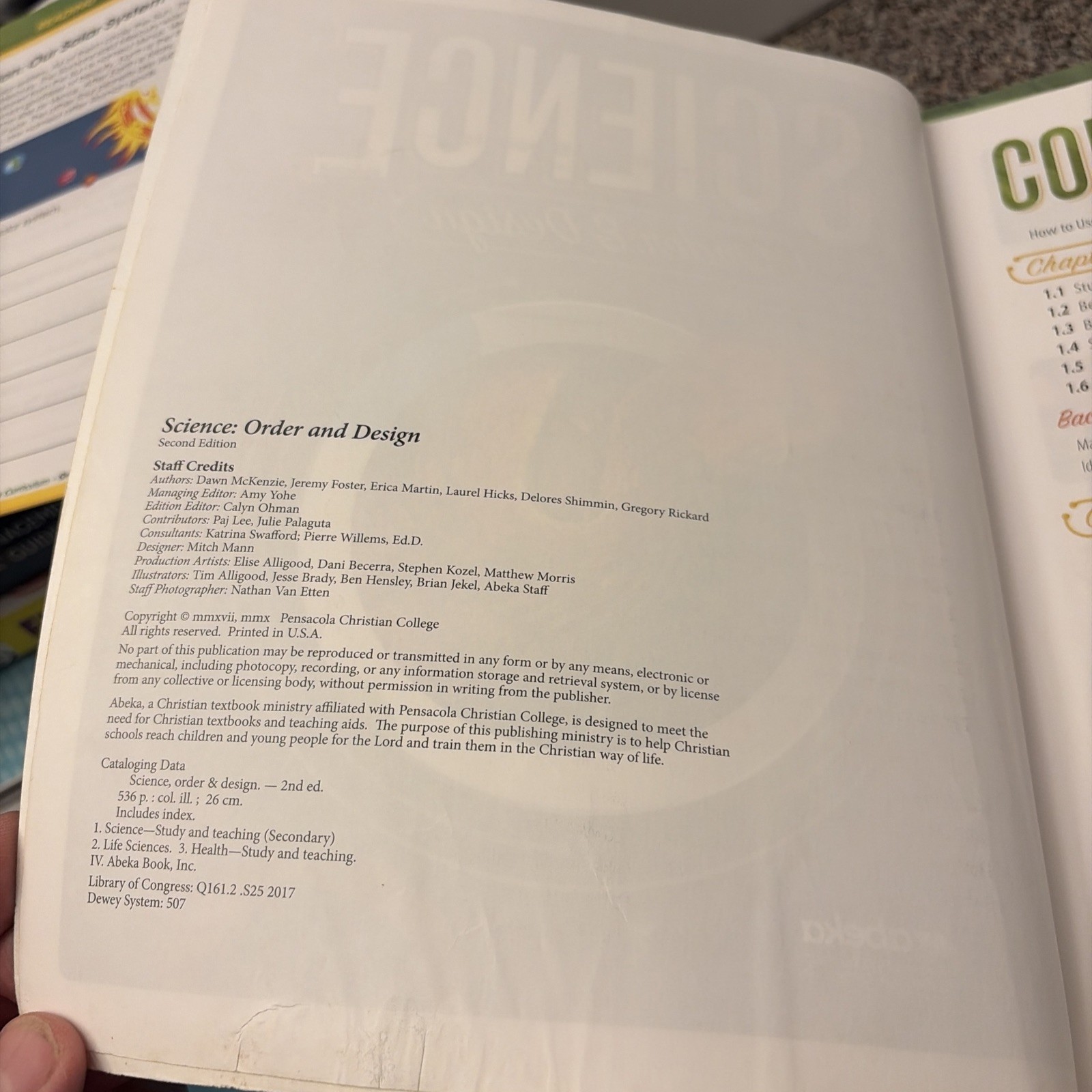 Abeka Science: Order & Design, 2nd Ed. (set of 7)
