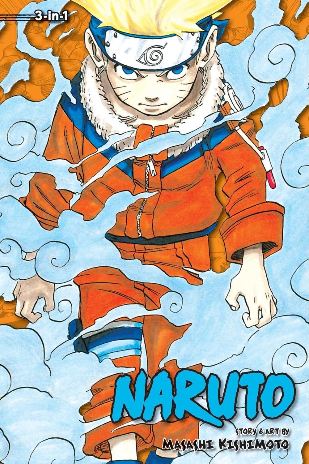 Naruto (3-in-1 Edition), Vol. 1: Includes vols. 1, 2 & 3 by Masashi Kishimoto (E
