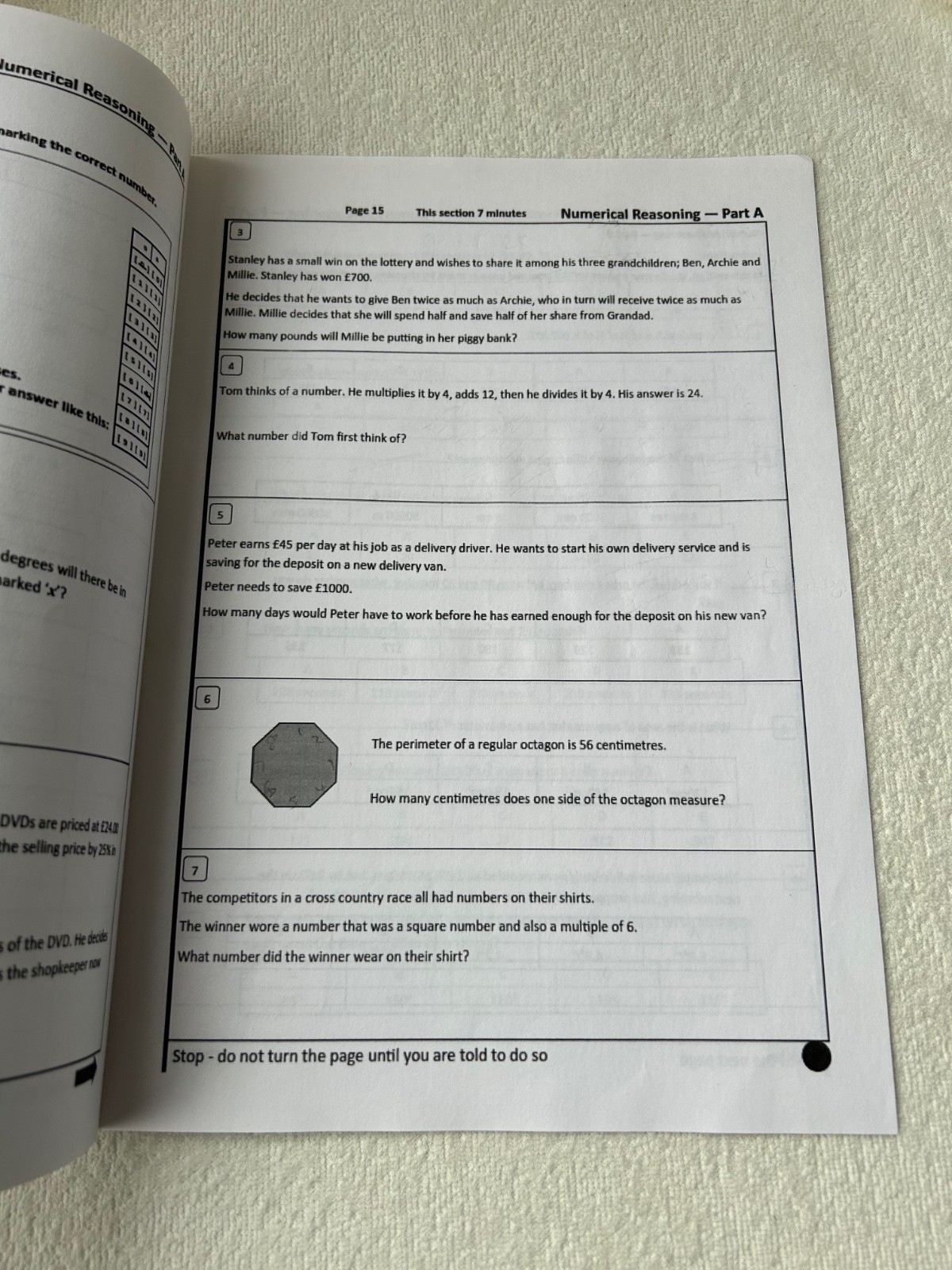 Bundle 4 CEM test papers printouts
