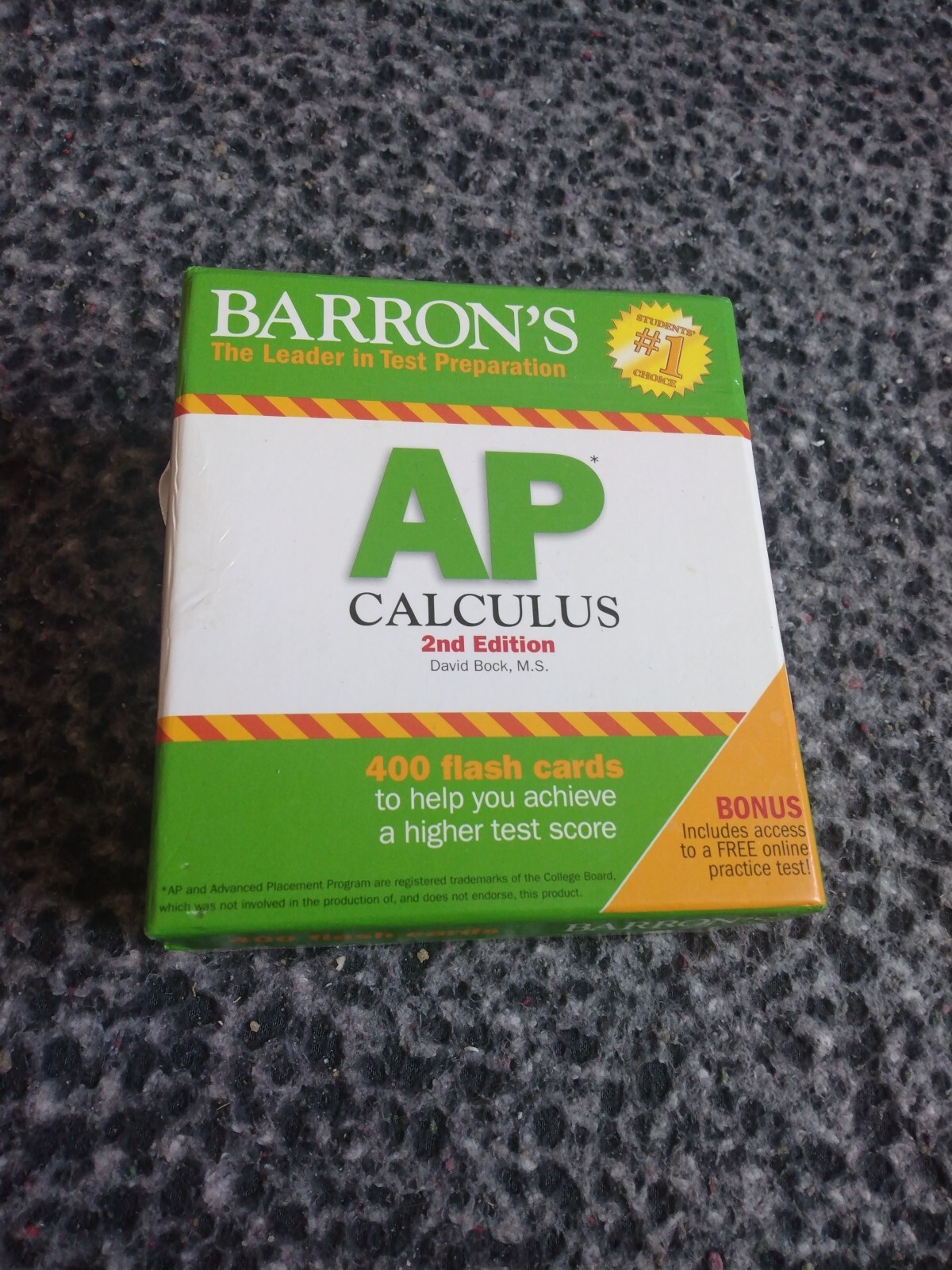 Barron’s AP Calculus 400 Flashcards (With Free Online Practice Test!)