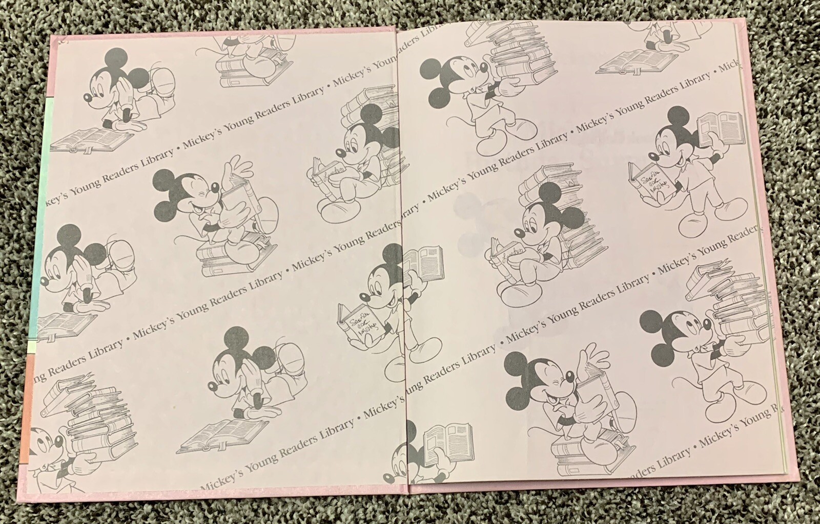 Mickey’s Young Reader Library Book Hardcover Mickey’s Birthday Surprise Vol 1