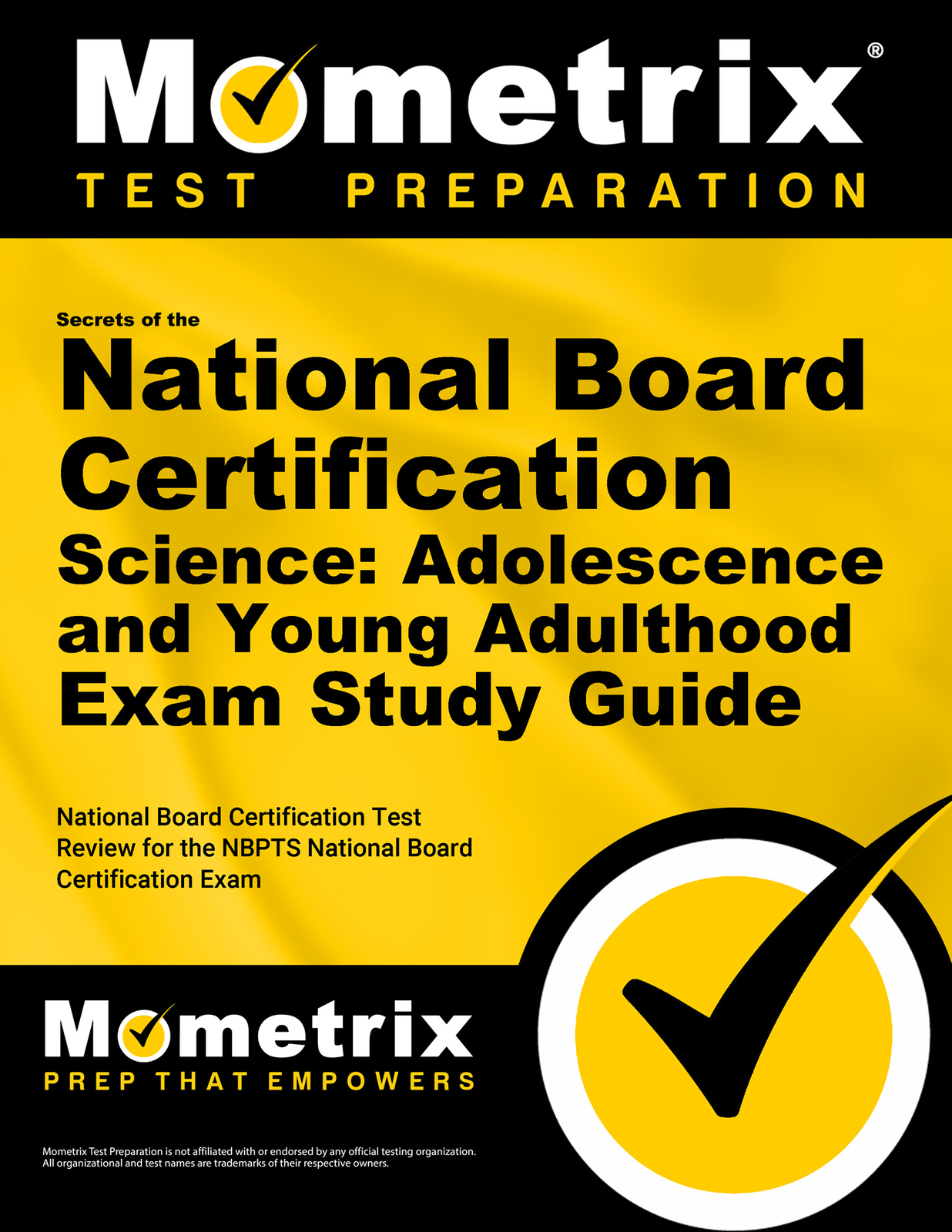 Secrets of the National Board Cert. Science: Adolescence and Young Adulthood