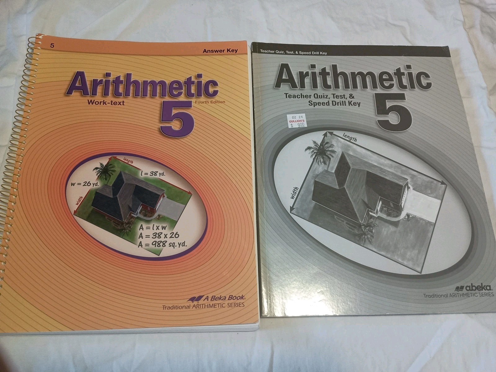 A Beka Arithmetic 5, Fourth Edition, Answer Keys, Textbook Key, Test/Quiz Key