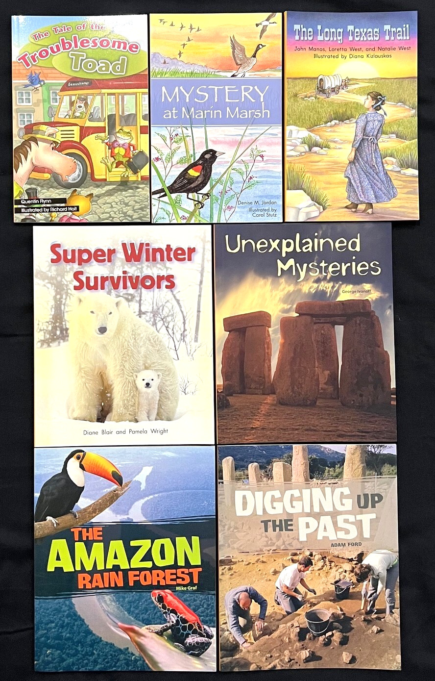 5th Grade – RIGBY – Level U – STUDENT READERS (7 Books) (2020)