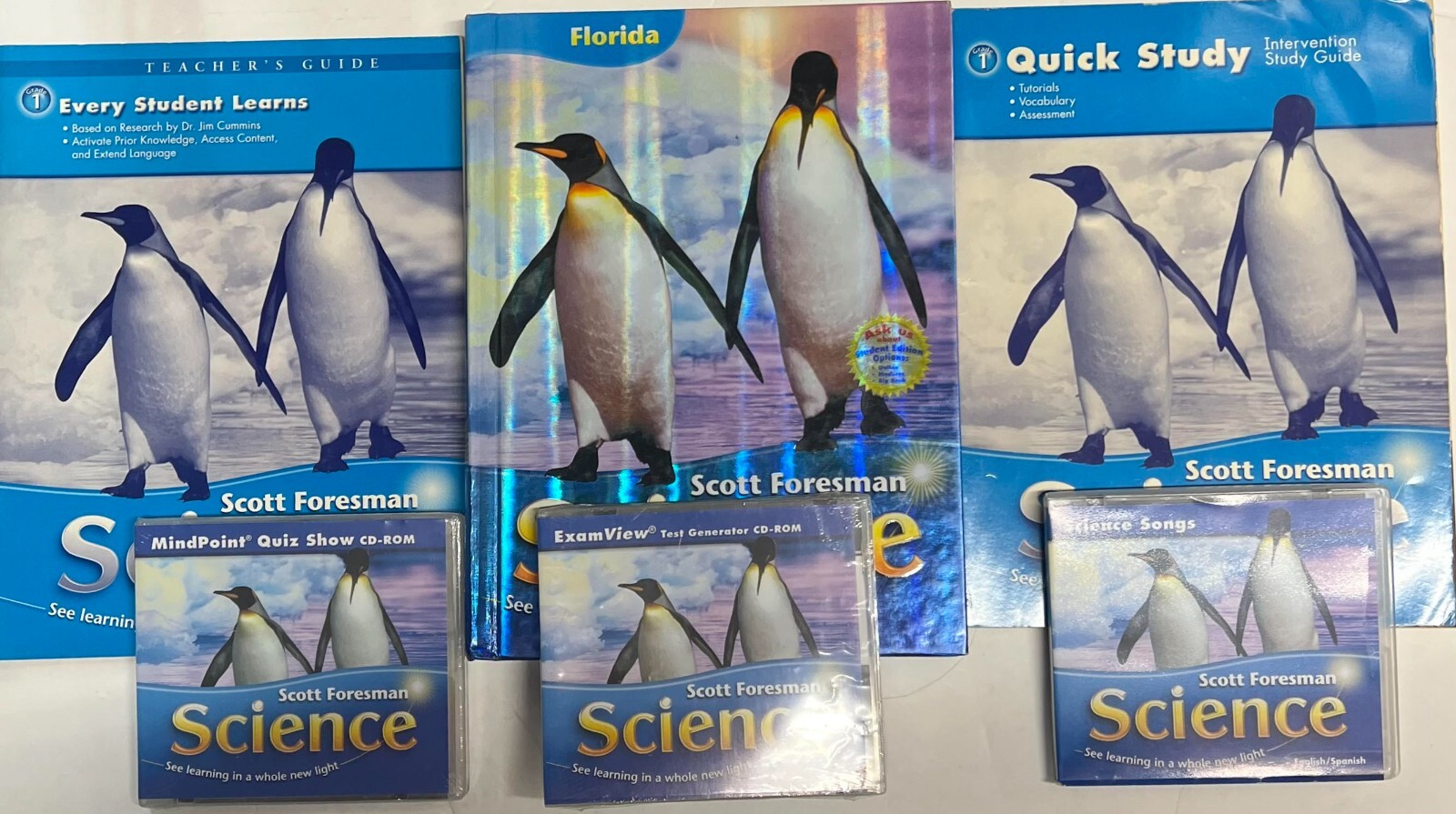Grade 1 Scott Foresman Science Curriculum Tests CD Audio Homeschool Bundle 1st