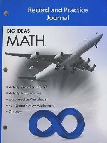 BIG IDEAS MATH: Record & Practice Journal Blue/Course 3 – Paperback – GOOD