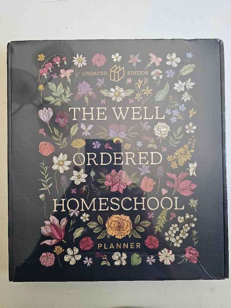 The Well Ordered Homeschool Planner UNDATED EDITION BRAND NEW