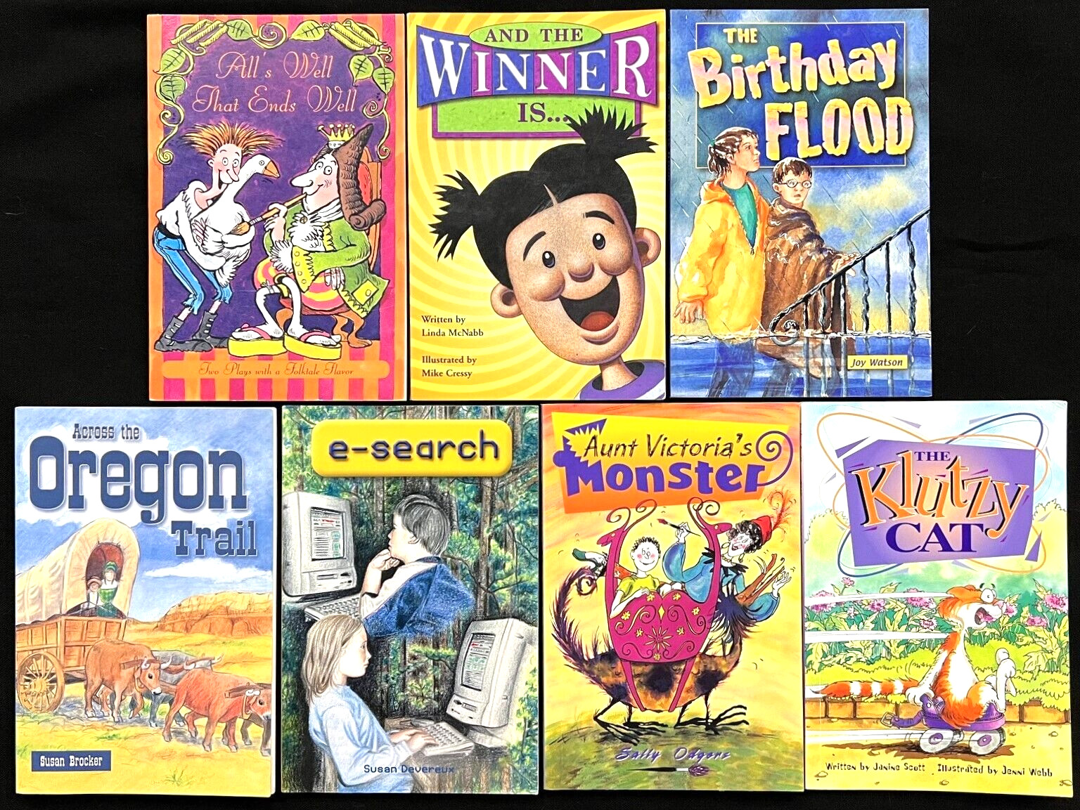 4th – 6th Grades – STORYTELLER SERIES – CHAPTER BOOKS (7 books) (2001)