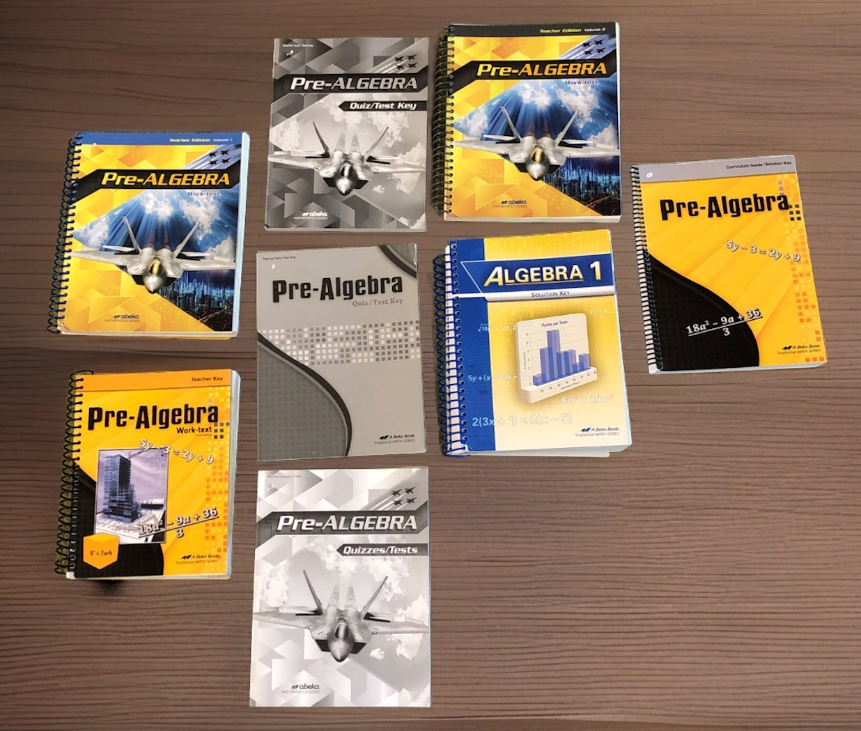 Abeka Pre-Algebra Student/Teacher Work-Text Lot, 9th Grade