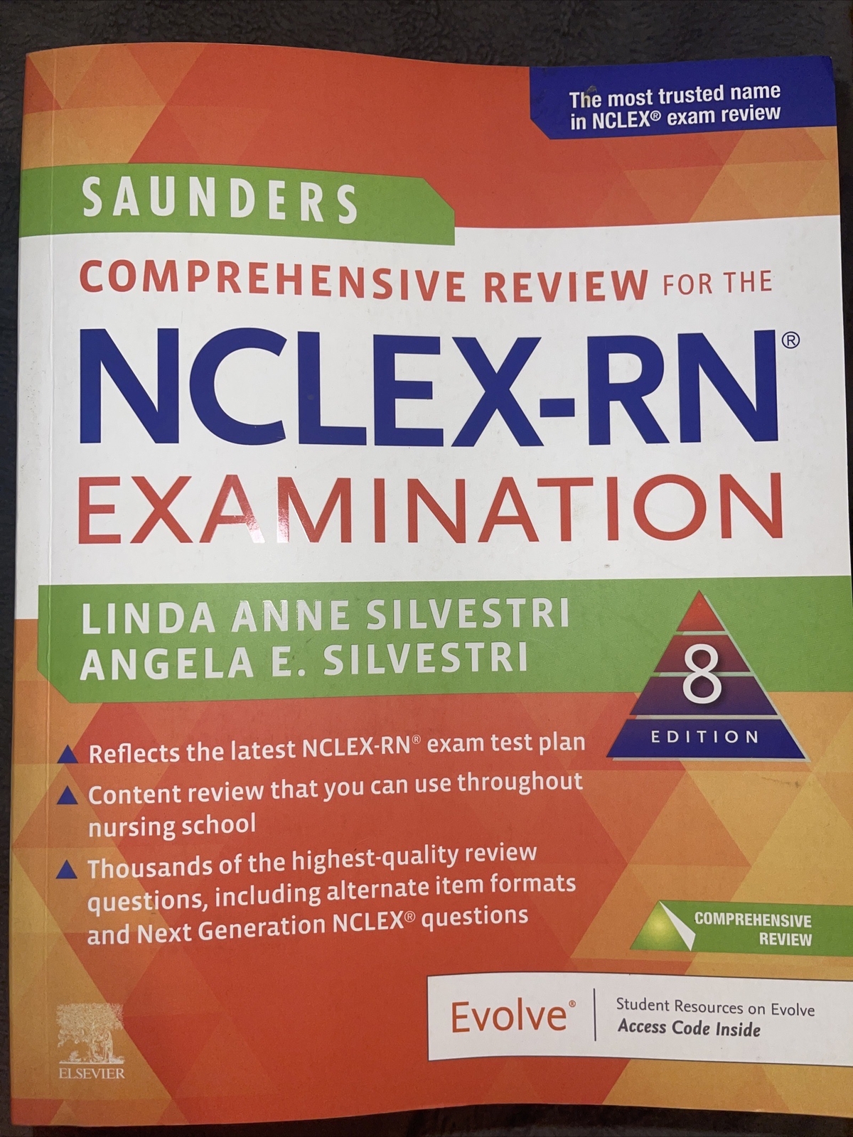 Saunders Comprehensive Review for the NCLEX-RN Examination 8th Edition Sealed