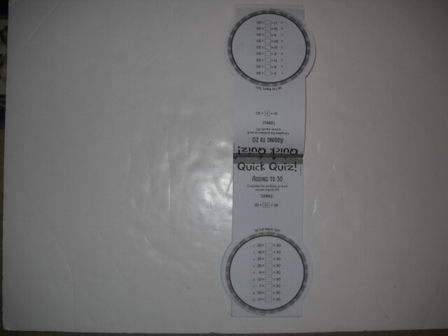 Bendon 5 Minute Quick Quiz Math Blast Addition Booklet Grade 2 Ages 6-8 New Rare