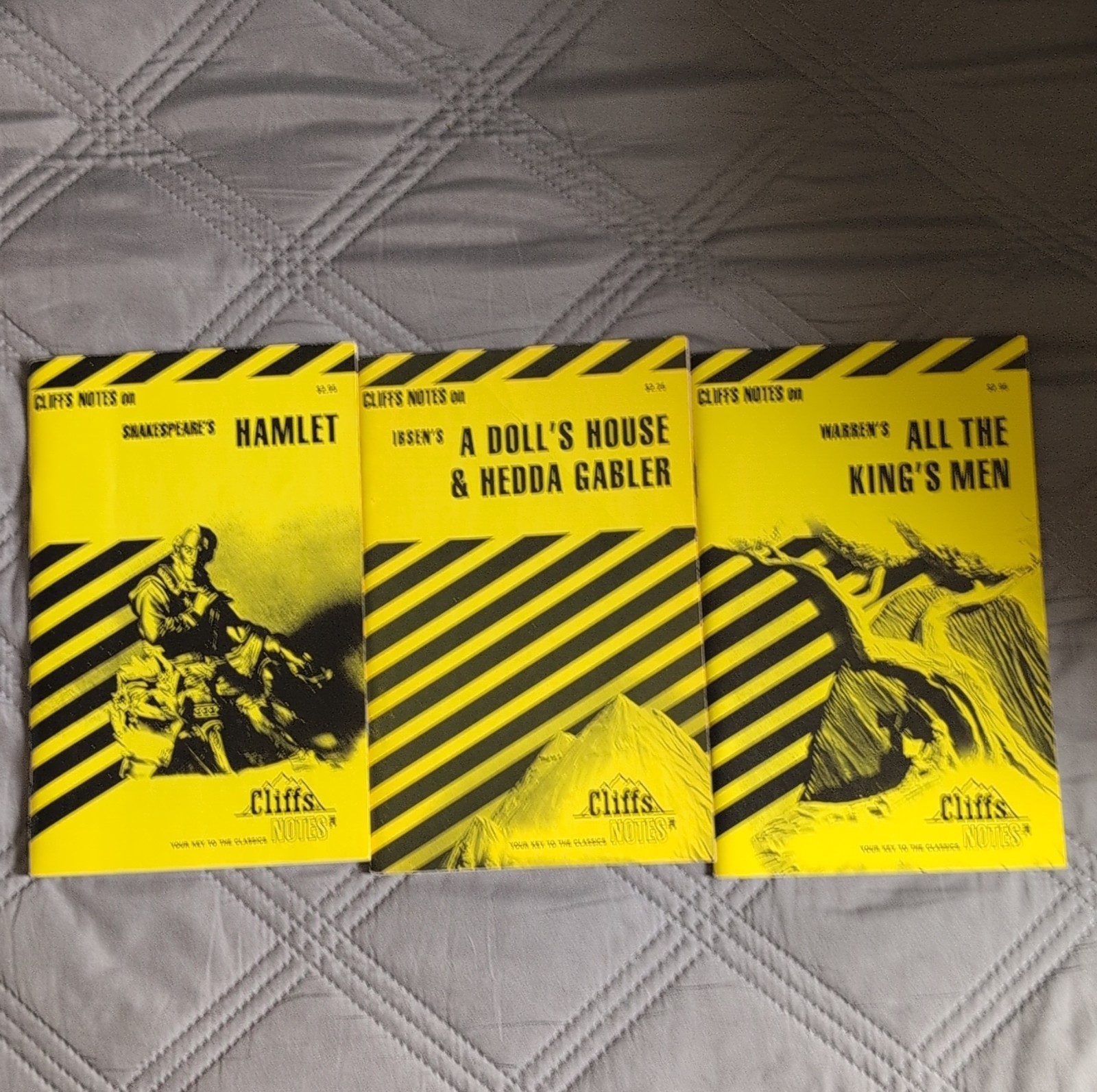 Cliffs Notes Hamlet, A Doll’s House, All the King’s Men Paperback Study Guide