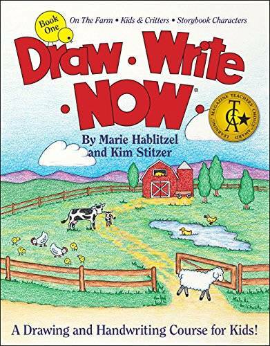 Draw Write Now Book 1: On the Farm, Kids and Critters, Storybook Cha – GOOD