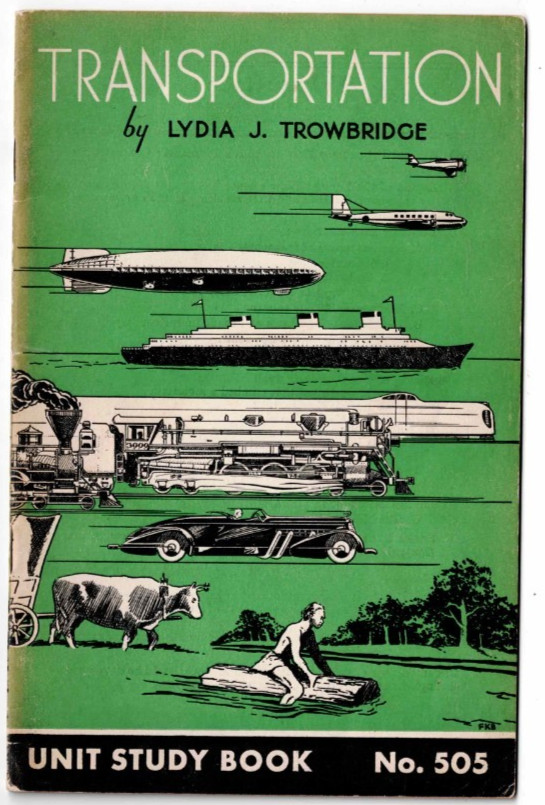 Transportation Unit Study Guide 1935 Vintage Fun Pictures Cars Airplanes Trains