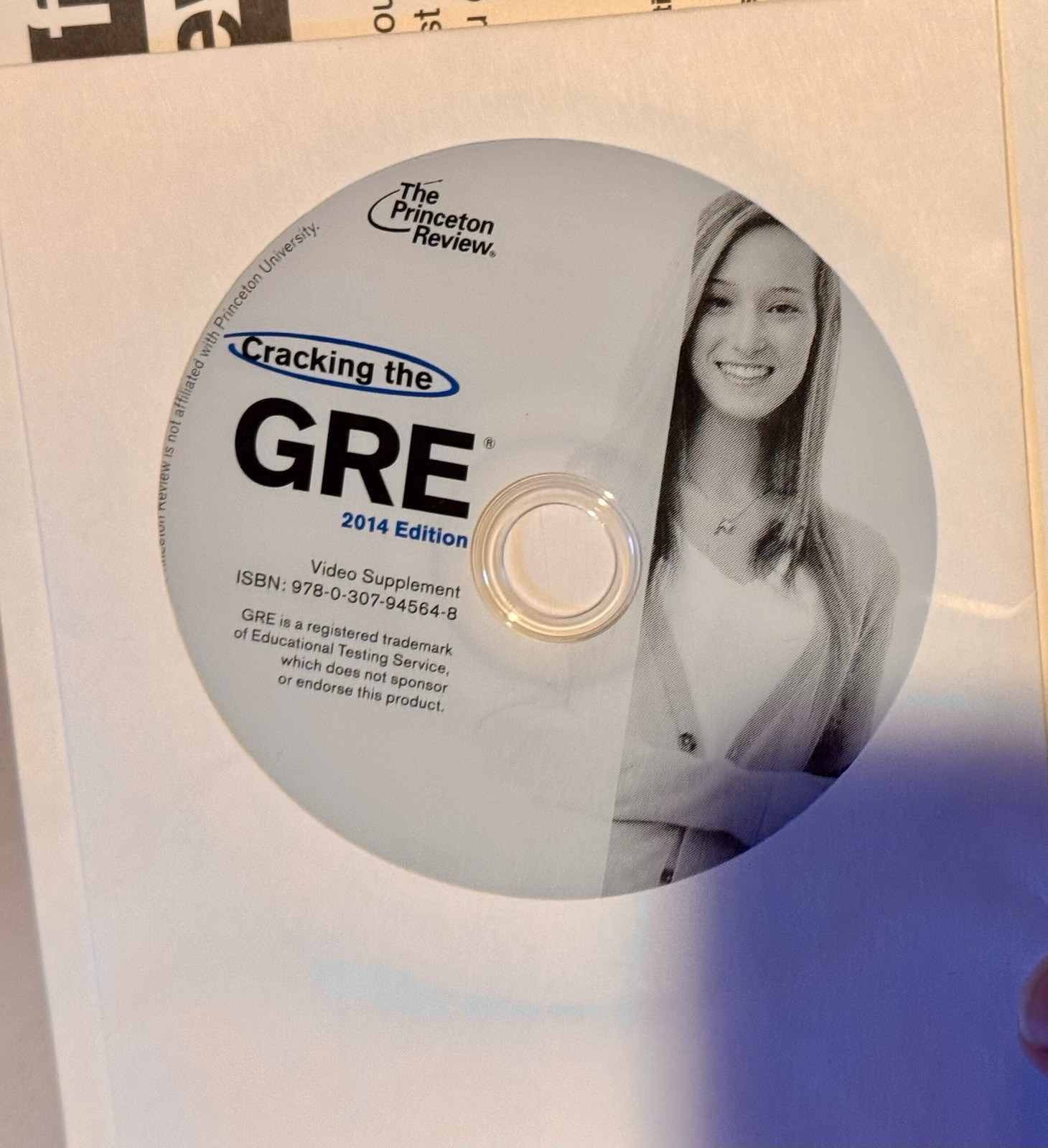 GRE Study Guide Lot ETS Official Guide + Princeton Review 2014 w/ Discs