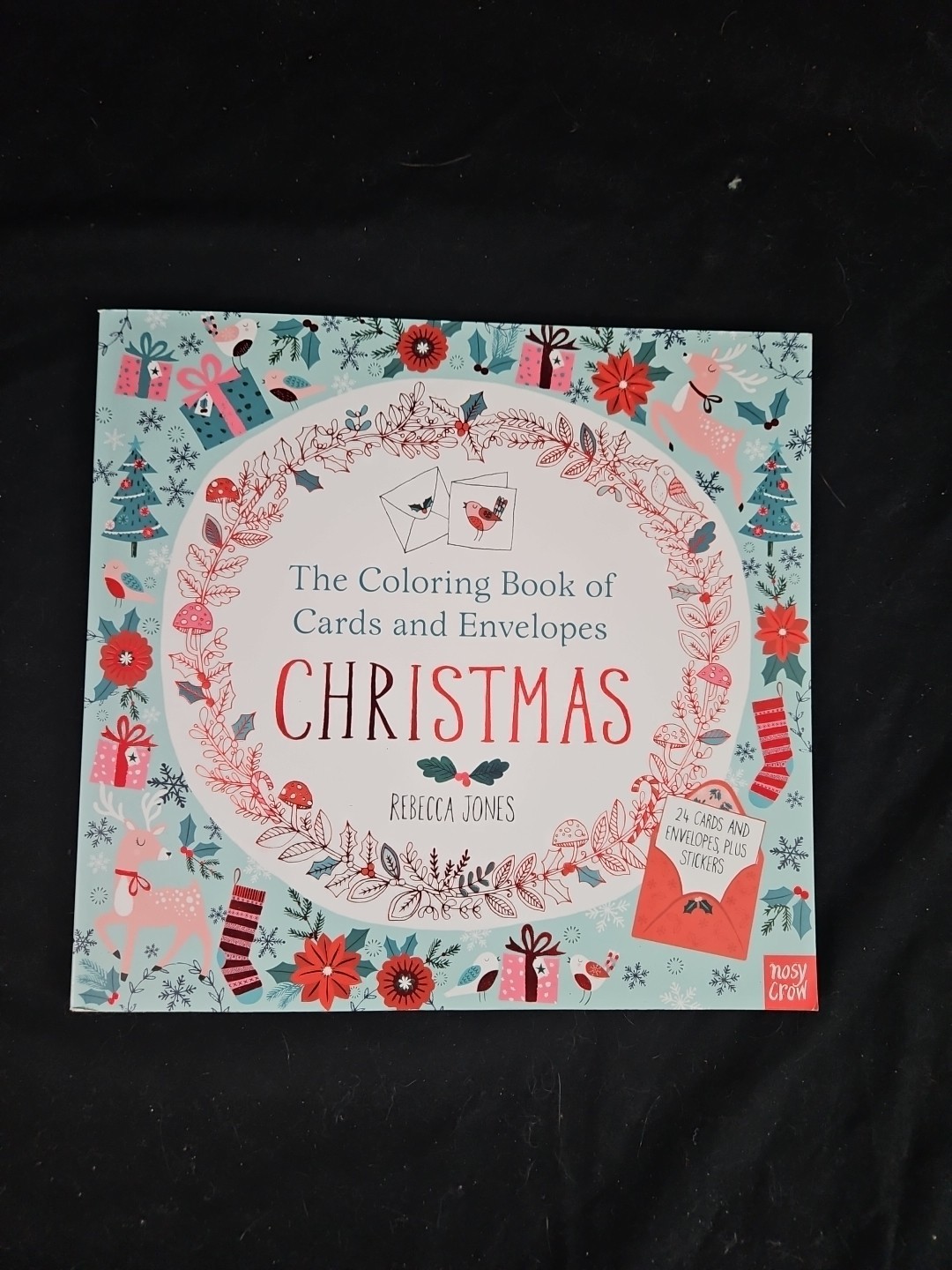 National Trust: The Colouring Book of Cards and Envelopes – Christmas by Rebecca