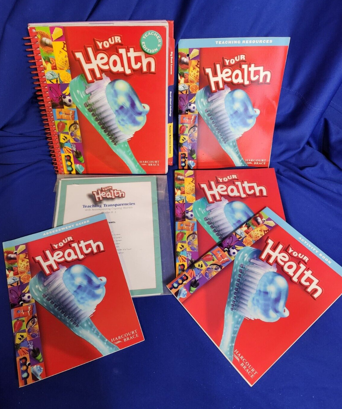 Your Health GR 1 Teacher Kit/Lot of 6 incl Student Text/Activity Books Harcourt