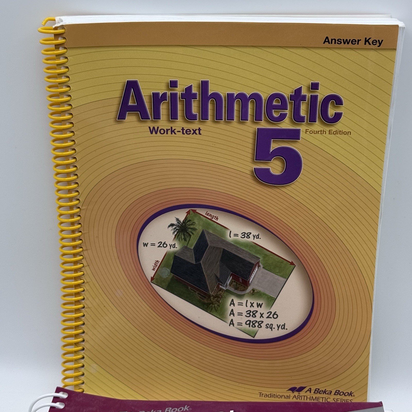 ABeka Arithmetic 5 Work-text & Curriculum / Lesson Plans Fourth Edition