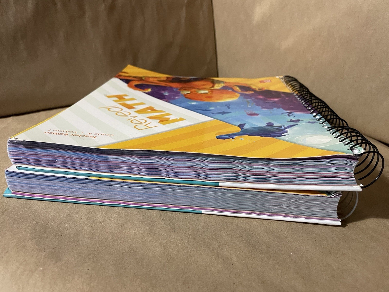 2 Book Bundle: Reveal Math Grade K – TEACHER EDITION Volumes 1 & 2 (2022)