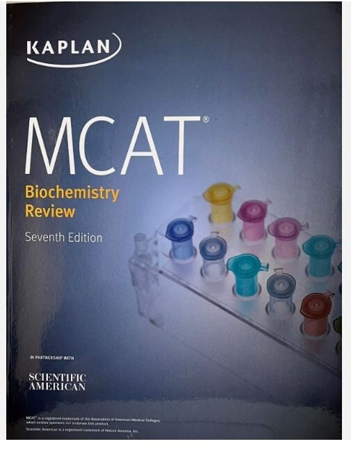 KAPLAN MCAT Biochemistry Review (Seventh Edition) Very Good