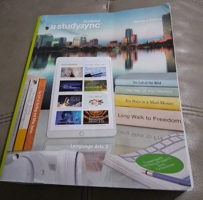 Language Arts 3 – Student Edition – Florida Studysync – Paperback Units 1-6 Bdr