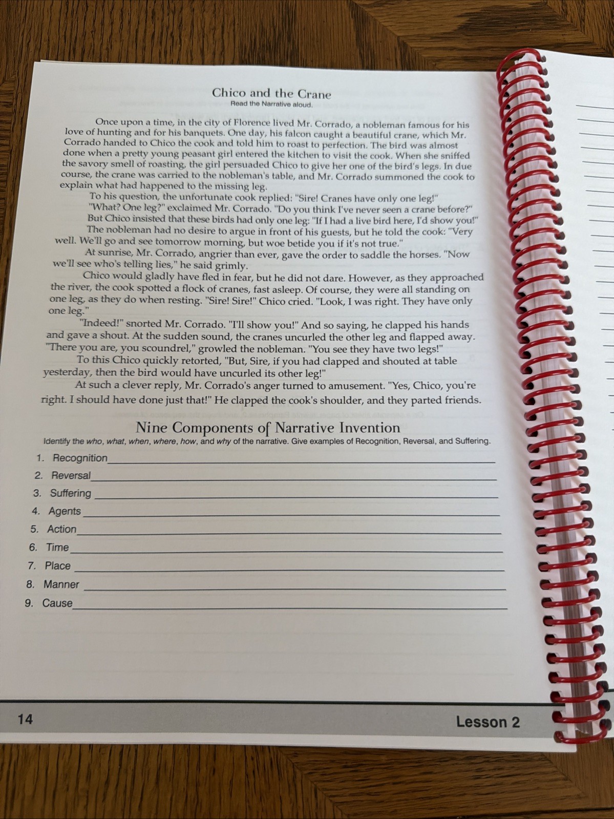 Memoria Press Classical Composition II Narrative Teacher & Student Guides
