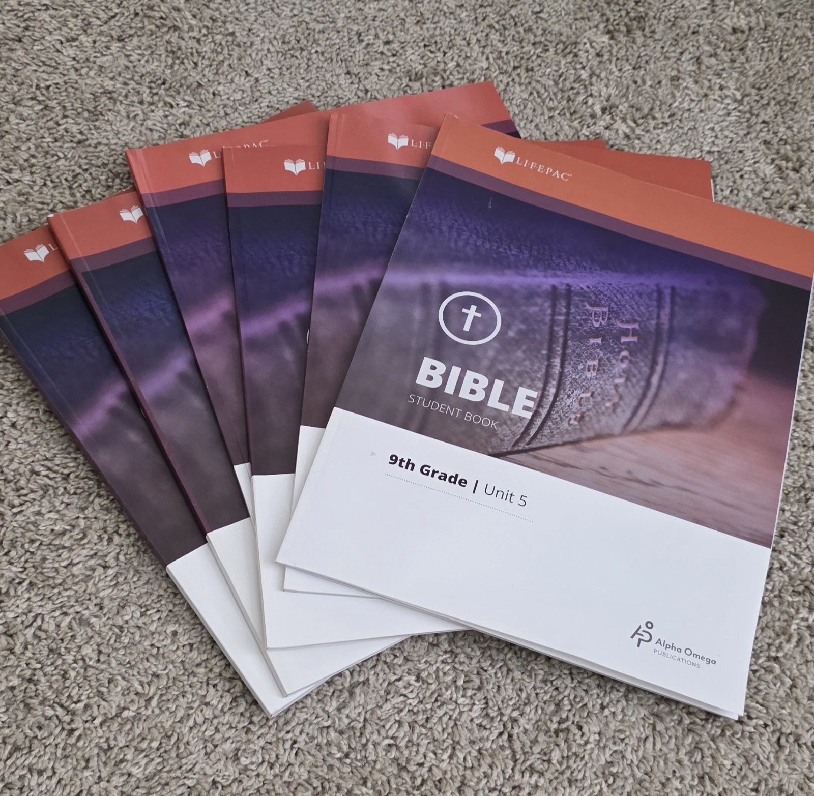 AOP Lifepac New Units 5-10 Bible 9th Grade