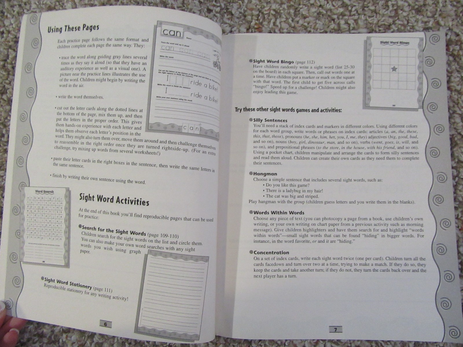 Scholastic 100 Write-and-Learn Sight Word Practice Pages Grades K-2