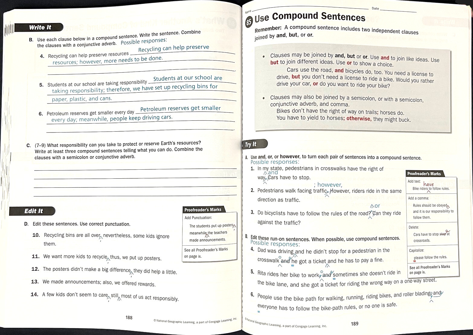 EDGE – Grammar & Writing Practice (Level C) TEACHER EDITION (2014, Cengage)