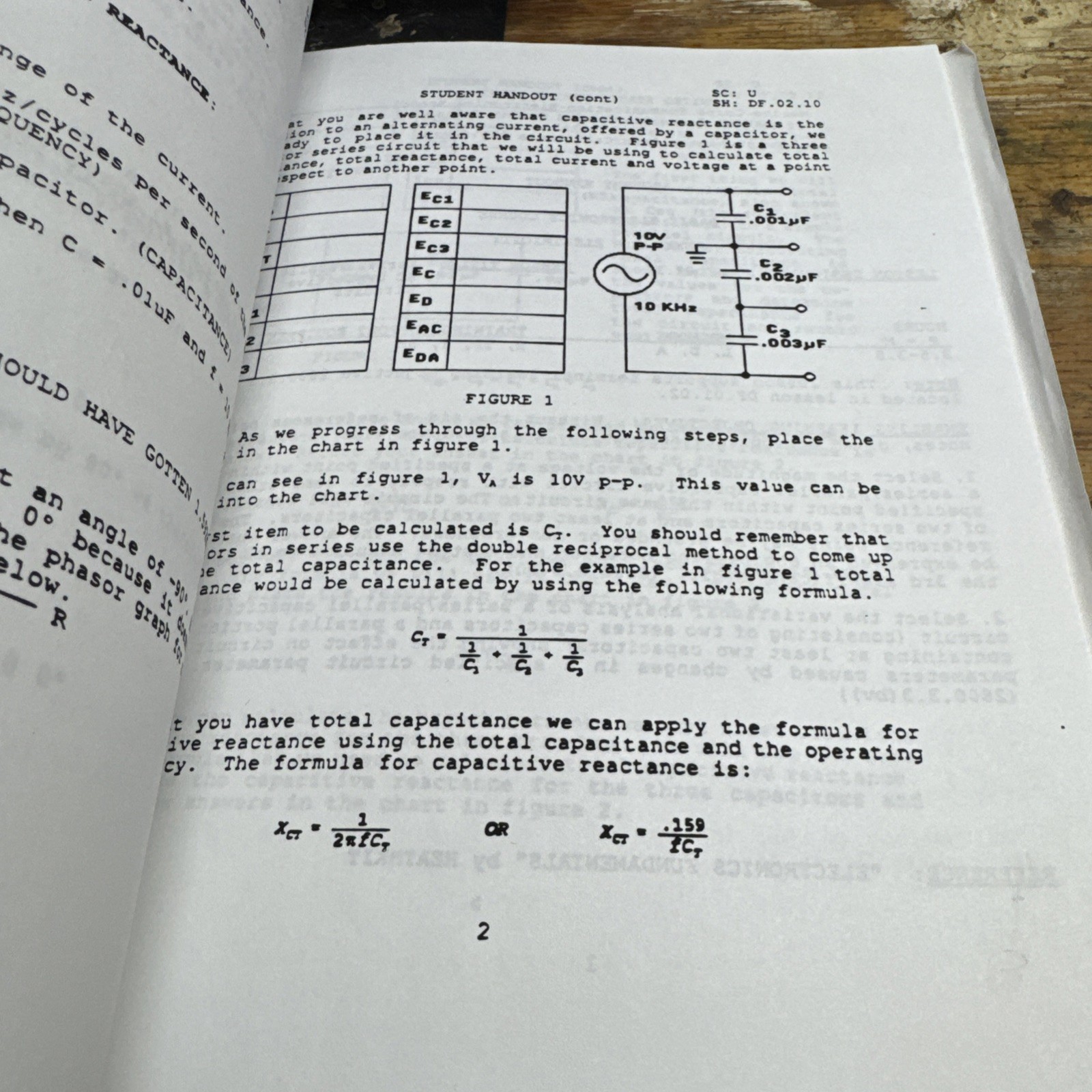 Marine Corps Communication Electronics School DF02 Reactive Components School