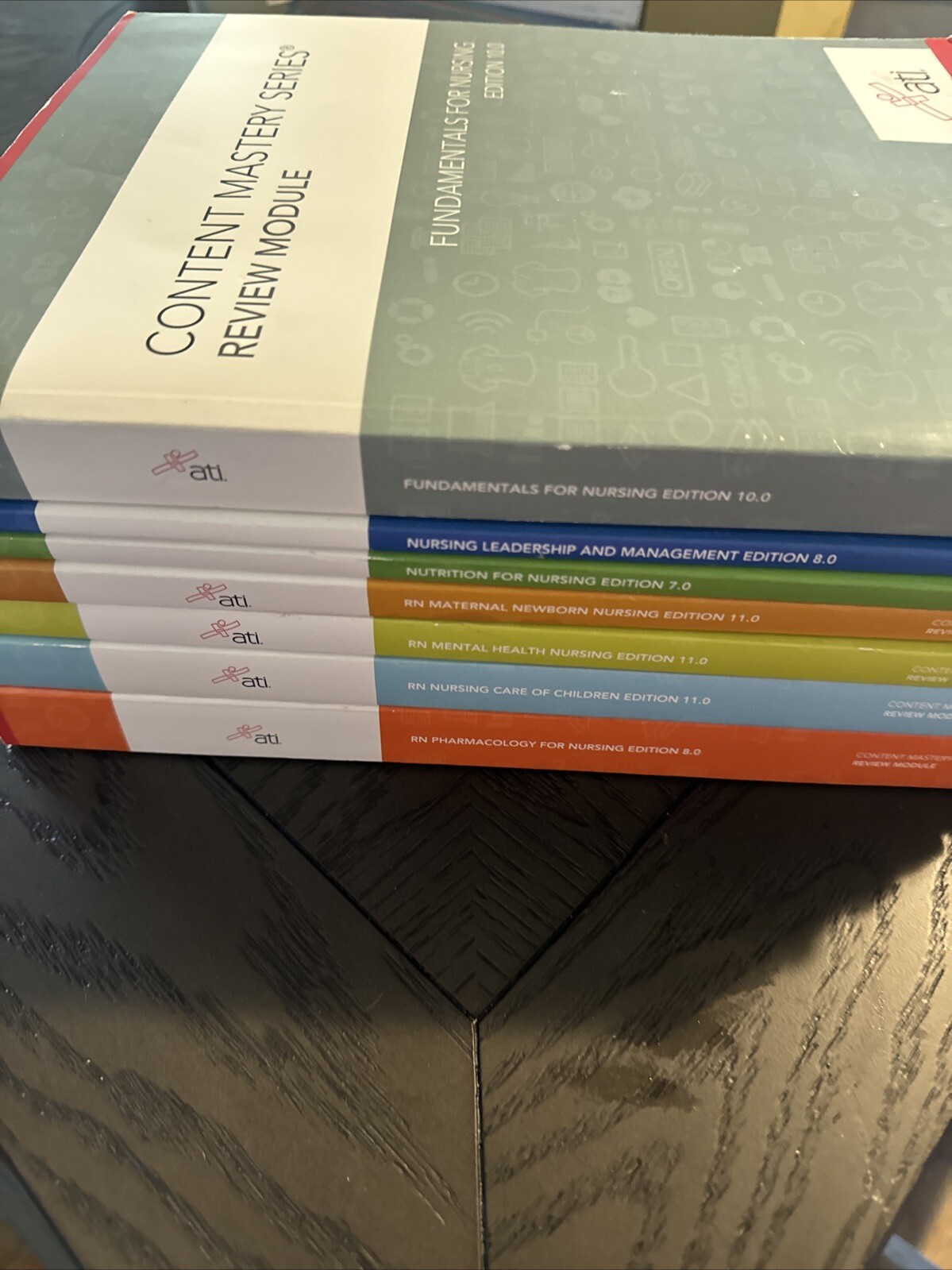 ATI Nursing Education RN Content Mastery Series Review Module 2019 7 Books