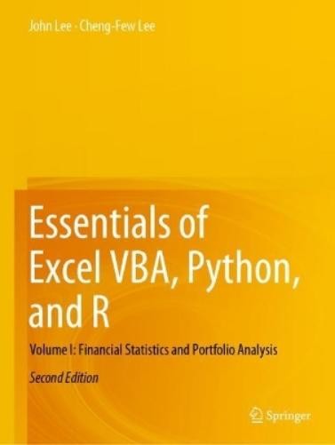 John Lee Cheng-Few Essentials of Excel VBA, Python, an (Paperback) (UK IMPORT)