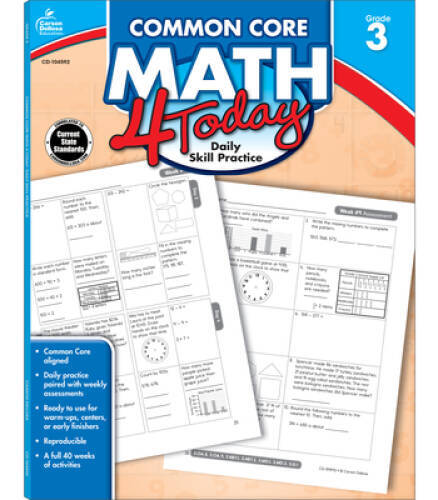 Common Core Math 4 Today, Grade 3: Daily Skill Practice (Common C – VERY GOOD