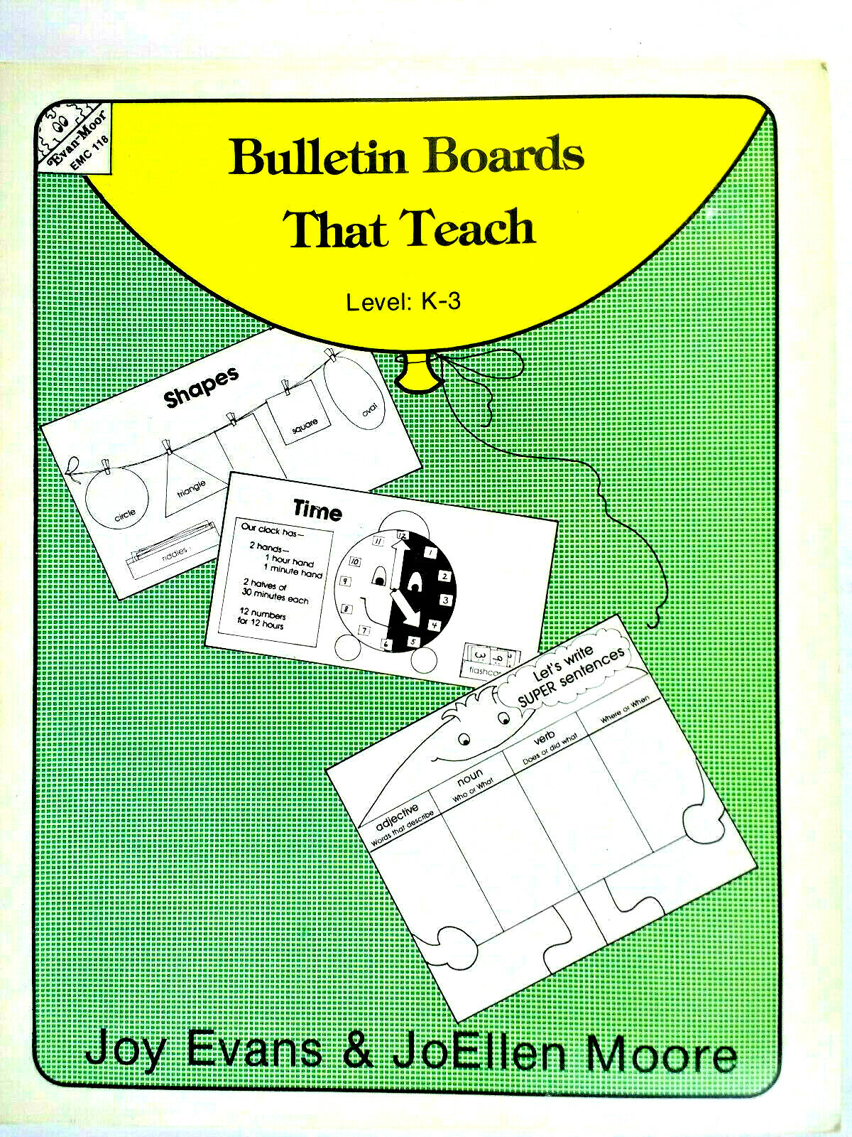 Bulletin Boards That Teach Level: K-3 #EMC118 Evan-Moor NEW Vintage Home School