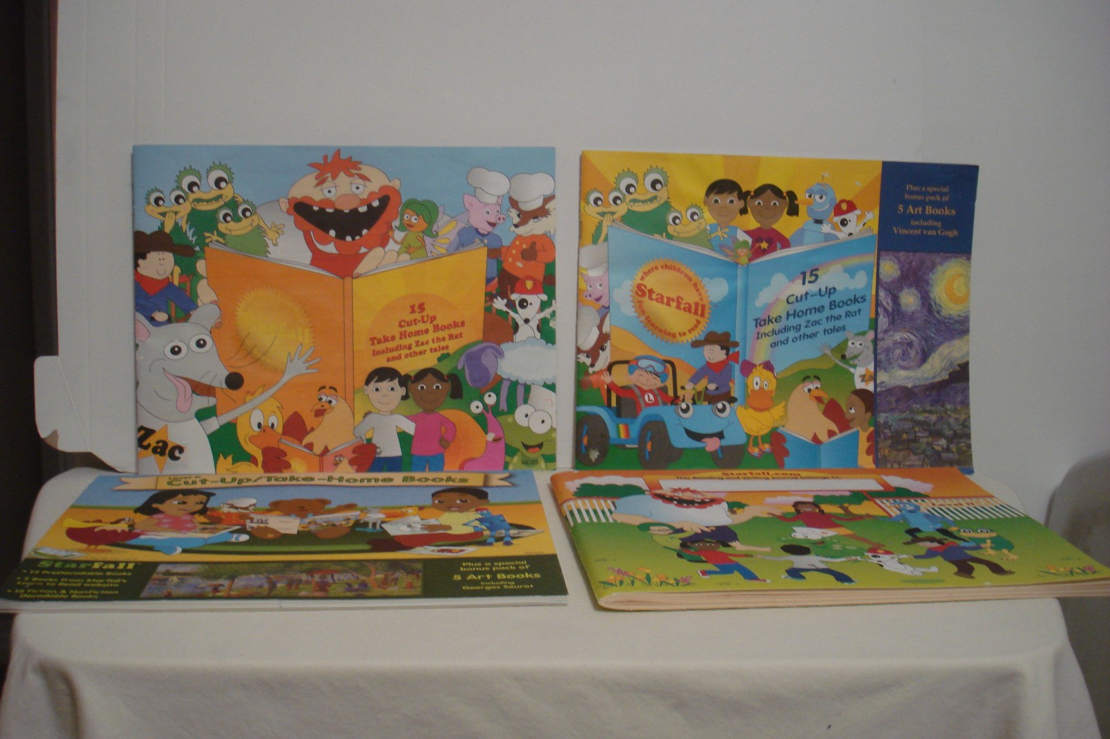 4 Starfall Cut-Up / Take-Home Books & Reading/Writing Journal Level II 2002-2007