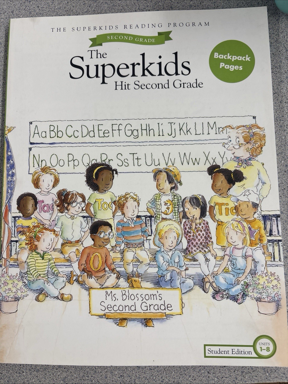 Superkids Hit Second Grade Backpack Pages Units 1-8