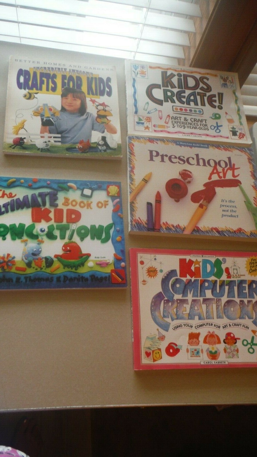 5-Children’s arts and Crafts Books, Homeschool….