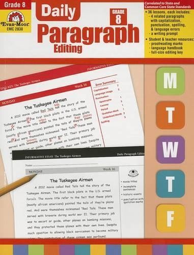 Daily Paragraph Editing Grade 8 Te (Paperback)