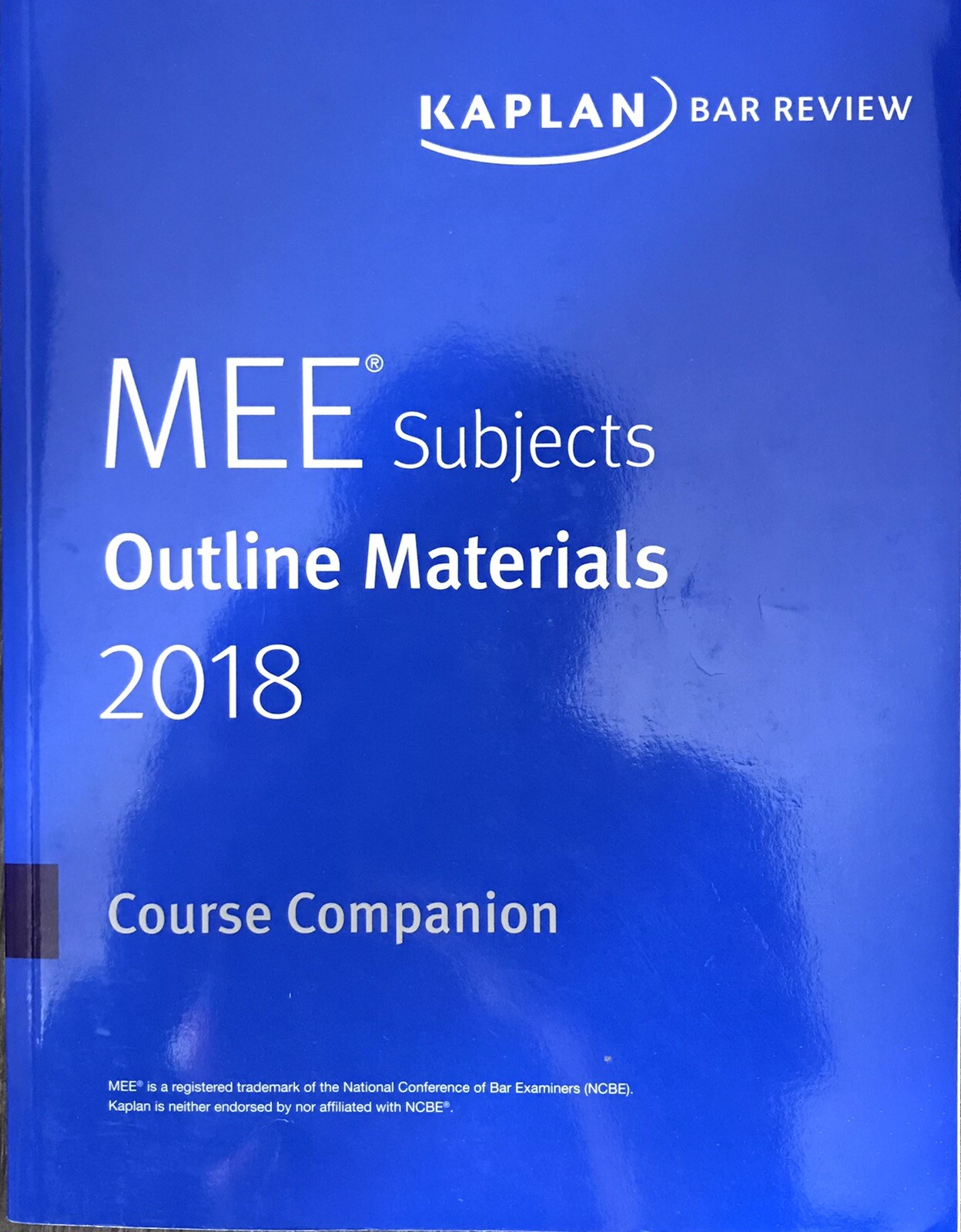 📚⚖️🆕”LIKE NEW” 2018 Kaplan PMBR Bar Review MEE Subjects Outline Materials ✅👍