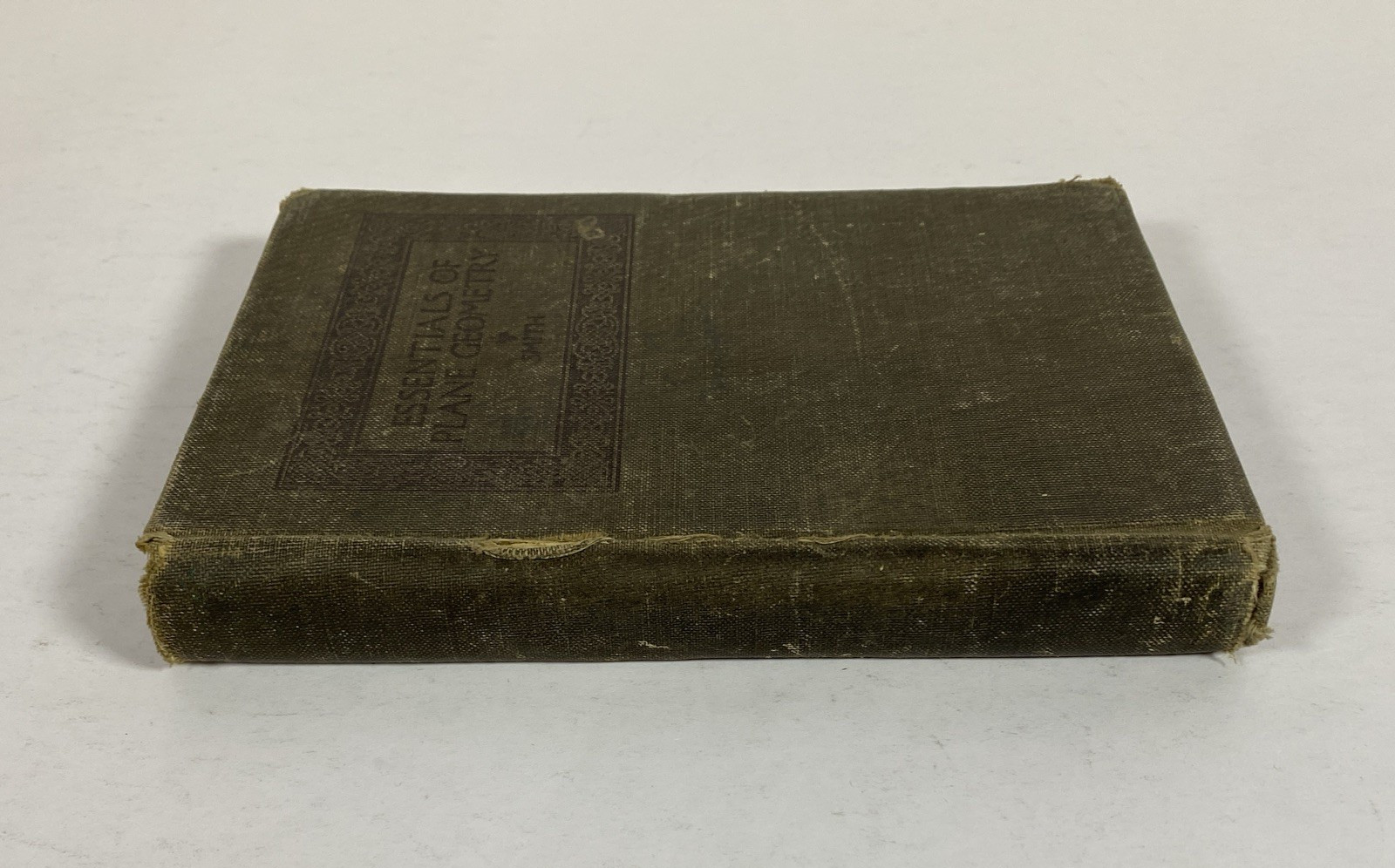 ESSENTIALS OF PLANE GEOMETRY David Eugene Smith 1st Edition Antique Book 1923