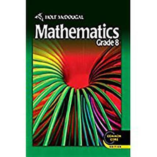Holt McDougal Mathematics: Student Edition Grade 8 2012 – Hardcover – GOOD